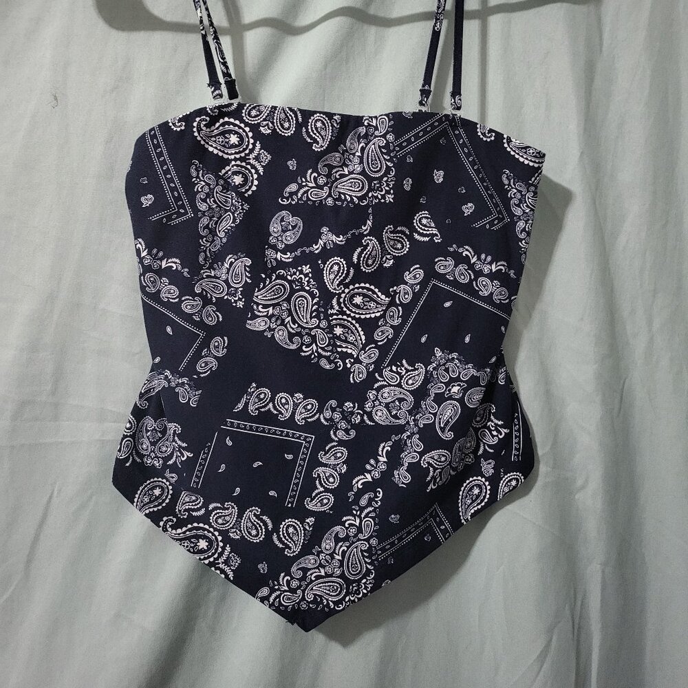 No Boundaries Paisley Tank Top